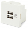 Розетка USB, сила тока 2,1 А (2 гнезда) без индикатора