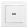 Минск Розетка RJ-45 1-местная СП белая EKF Basic