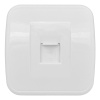 Минск Розетка RJ-45 1-местная, ОП  1А, 120В, белая EKF Basic